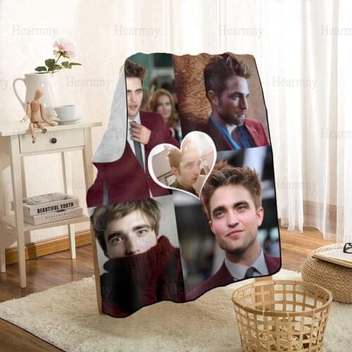 New Arrival Robert Pattinson Blankets Printing Soft Blanket Throw On Home/Sofa/Bedding Portable Adult Travel Cover Blanket 1208p
