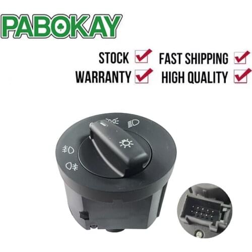 HeadLight Switch For VW Golf 5 6 Caddy JETTA TOURAN Passat B6 B7 CC EOS Amarok Sharan Tiguan SEAT ALHAMBRA 1K0941431Q