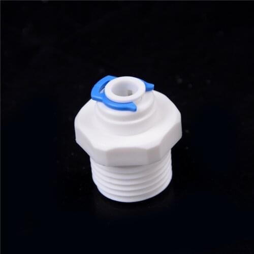 Quick Connect RO Water Quick Connect Sale 1PCS 1/2'' Thread Male to 1/4'' Push-in Fit Tube