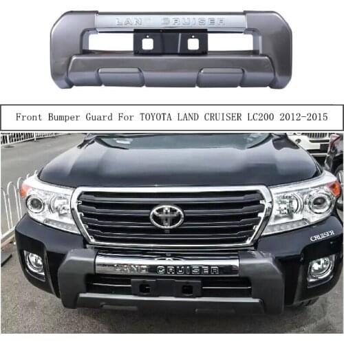 For TOYOTA LAND CRUISER LC200 2012 13 2014 2015 Front Bumper Guard Plate Protector Anti-impact High Quality ABS Auto Accessories