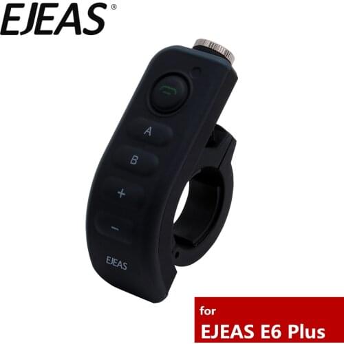 Official Accessories Motorcycle Handlebar Remote Control for EJEAS E6 Plus Helmet Intercom