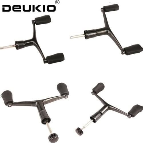 DUEKIO Fishing Reel Double Grip Metal Extended Rocker Rotating Arm Nut Modified Fishing Accessories for Spinning Reel 2021 New