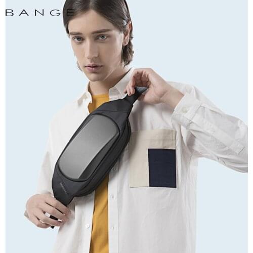 2021New Anti-theft Multifunction Crossbody Bag Shoulder Messenger Bags Male Waterproof Short Trip Chest Bag Pack for Men