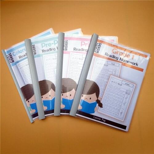 English Sight Word Reading Homework Paper Training Book Kids Game Work Book Teaching Aids Coloring Books for Kids Book English