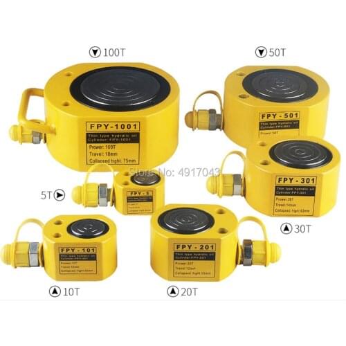 5T、10T Ultra-thin Portable Hydraulic Lifting Jack Separate Hydraulic Booster Hydrocylinder