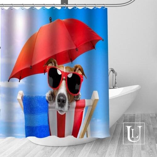 Bigstock Dog High-definition Picture Printing Shower curtain Made of Waterproof Polyester Fabric Enjoy Your Shower Time with it