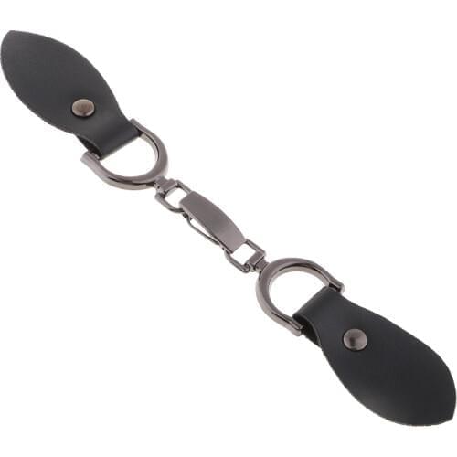 1 Pair Handmade Leather Toggle Buttons Coats Trench Duffle Jackets Fasteners