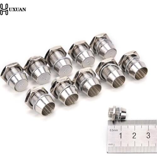 10/20pcs Copper Metal 5mm Light Emitting Diode LED Holder Mount Panel Display