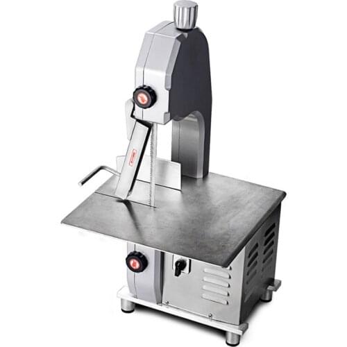 1100W Bone Saw Machine Commercial Electric Stainless Steel Bone Cutting Machine Frozen Fish and Pig Trotter Frozen Meat