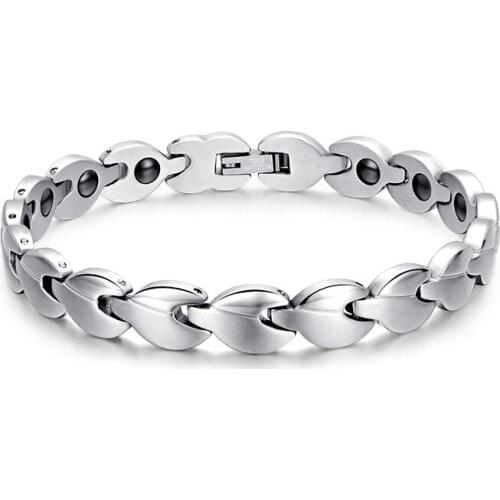 2021 Trendy Magnet Stainless Steel Material Accessories Simple Style And Personalized Bracelet Suitable For Women And Men