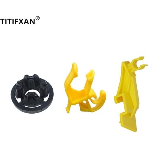 3PCS Hood Support Bar Clamp For Ford Focus Mondeo Kuga Fiesta Plastic Fastener