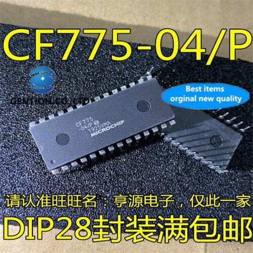 5Pcs CF775-04/P CF775 DIP28 8-bit MCU IC 8-bit microcontroller in stock 100% new and original