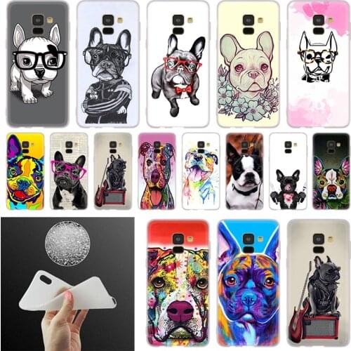 French Bulldog Dog Phone Case For Samsung Galaxy A10 A20 A30 A40 A50 A60 A70 A6 A8 Plus A7 A9 2018 A3 A5 2017 Soft Cover Coque