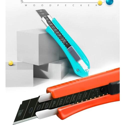 Utility knife Cutter Wood Box Paper Cutter Auto Lock SK5 Metal Stationery Utility Craft Knife Cutter Cutting Non-slip Knife