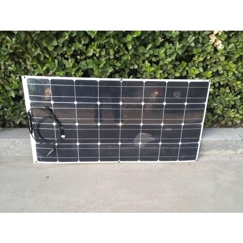 China High Efficient Popular Flexible Solar Panel 18V 100W Cheap for Boat RV Car