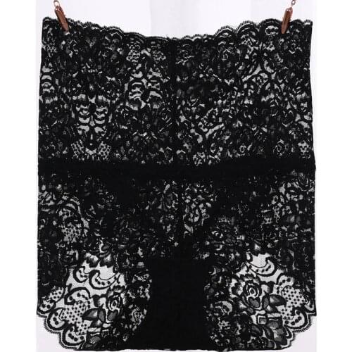 KJ51 Women High Rise Underwear Ladies Sexy Seamless Panties Lace Briefs Female Big Size Breathable Intimates
