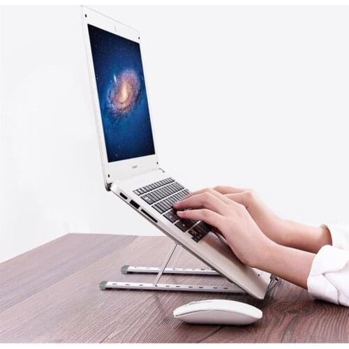 Laptop bracket Portable Adjustable Folding Laptop Stand Aluminum Alloy Laptop Desk Computer Table Stand d29