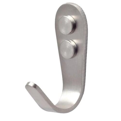 Stainless steel hook Behind the door wall kitchen toilet Hang the garment pothook with accessories thickness:1.5mm