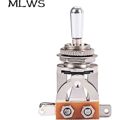 MLWS Toggle Switch 3 Ways Pickup Selector Tone Conversion For LP SG Electric Guitar Silver W20