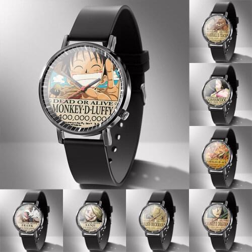 2020 New Arrival Anime One Piece Character Wanted For Women Watch Watches Quartz Wristwatch Female Clock Brithday Gifts A06