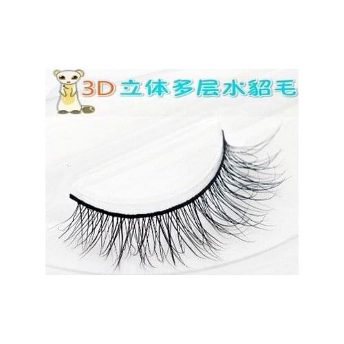 New Style 100% Mink hair Real siberian 3D Mink Fur natural messy Clustefalse eyelash individual Eyelashes fashion fake Eyelashes