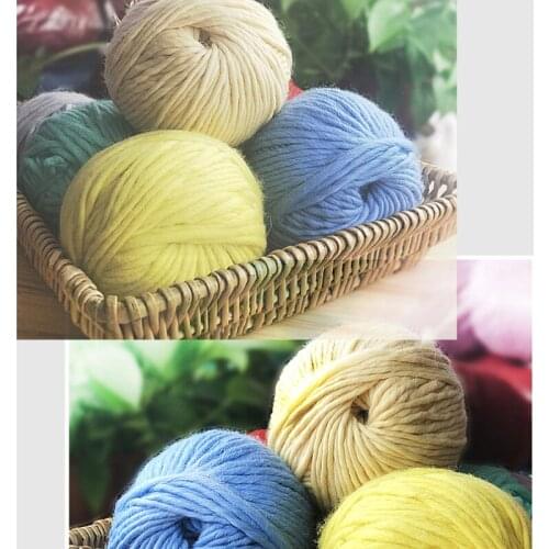 5kg Hand Knitting Blanket Chunky Thick Pure Wool Yarn For Diy Scarf Hat Gloves Arm Roving Knitting Blanket Spinning Yarn Wool