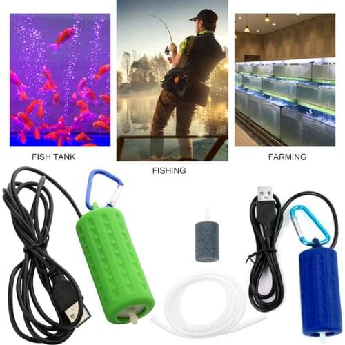 Practical USB Oxygenating Pump Air Pump Ultra Silent Aquarium Accessories Internal Filter High Energy Efficient Silicone