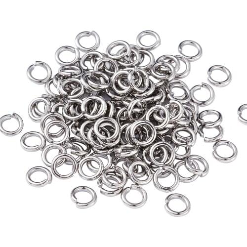 2000pcs 304 Stainless Steel Jump Rings Close but Unsoldered for Jewelry Making DIY Bracelet Necklace Findings 5 6 7 8 10mm