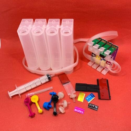 YOTAT Empty CISS ink cartridge T1241 T1242 T1243 T1244 for Epson Stylus NX125 NX130 NX127 NX230 NX330 NX420 NX430 printer