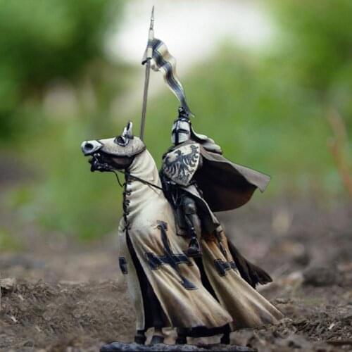 Knight Guard Crafts Resin Statue Medieval Gnomes Ornaments Guard For Indoor Outdoor Home Courtyard Garden Decoration Dropship