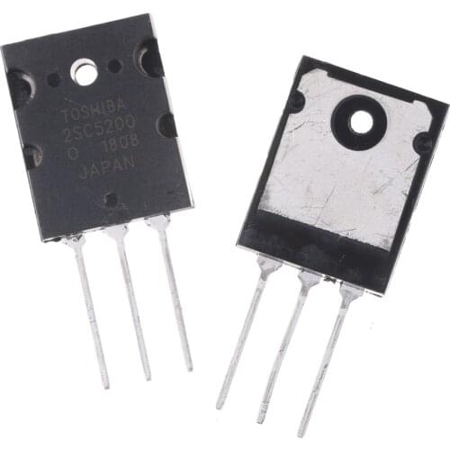 1pair 2SA1943 2SC5200 TO-3PL Silicon NPN + PNP Audio Amplifier Transistor