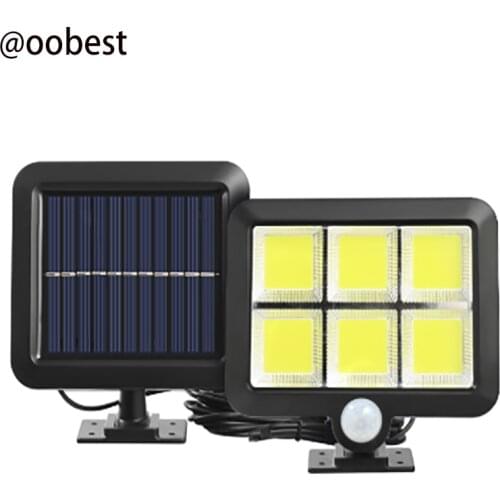 100 LED Outdoor Solar Light Wall Lamp PIR Motion Sensor Solar Lamp Waterproof Outdoor Lighting Light For Garden Christmas Decor
