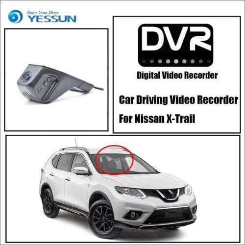 YESSUN Not Reverse Parking Camera Car DVR Digital Video Recorder For Nissan X-Trail - Front Camera Dash HD 1080P