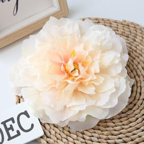 20pcs 10Colors 16cm Silk Peony heads Artificial Flower Head Simulation Flowers For Wedding Home Decoration