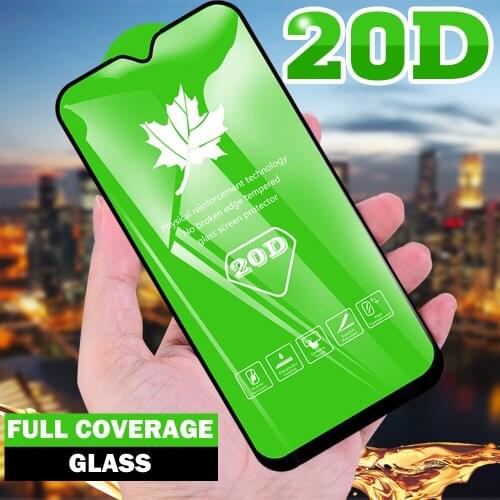 20D Tempered Glass For VIVO Y17 Y15 Y12 Y12s Y11s Y11 Y91C Y19 Y12i Y1s Screen Protector Full Cover Protective Glass Film