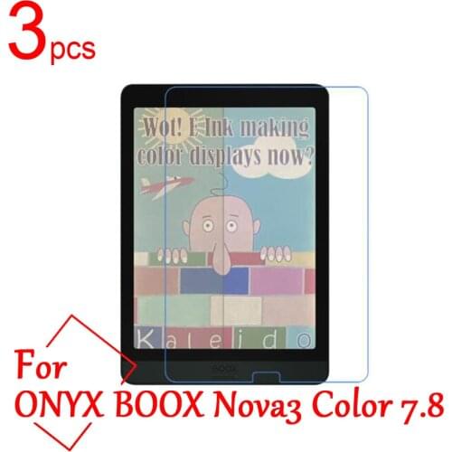 3pcs Ultra Clear/Matte/Nano anti-Explosion LCD Screen Protectors Cover For ONYX BOOX Nova 3 Color 7.8" Protective Film