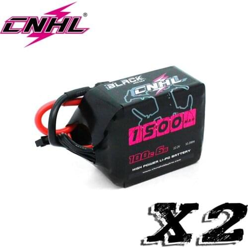 CNHL Black Series 1500mAh 22.2V 6S 100C Lipo Battery for Vortex LRC Freestyle V1 RC Boat Heli Airplane UAV Drone FPV