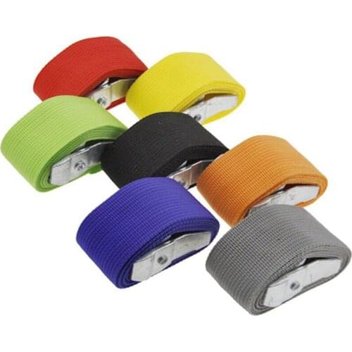 25mm*3m Car Luggage Bag Cargo Lashing Strap Zinc Alloy Zinc Nylon Car Tension Rope Tie Down Strap Strong Ratchet Belt Black Red