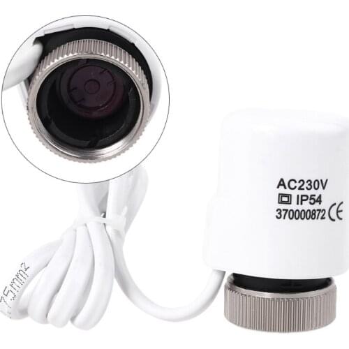 AC 230V NC Electric Thermal Actuator M30*1.5mm for thermostatic Radiator -Valve