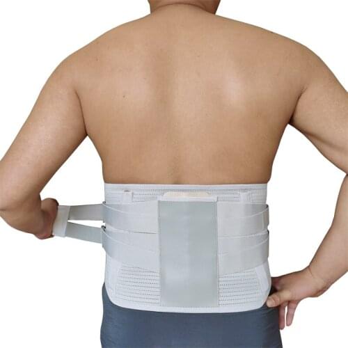 Hot Adjustable Orthopedic Posture Corrector Brace Metal Bone Back Waist Support Belt Lumbar Support Belt Corset Men Women