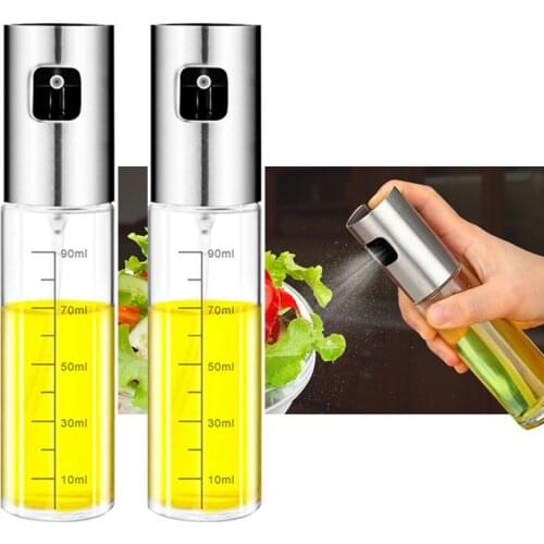 Kitchen BBQ Baking Oil Cook Oil Spray Empty Bottle Vinegar Bottle Oil Dispenser Cooking Tool Salad BBQ Cooking Glass Oil Sprayer