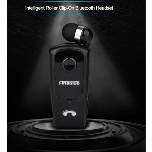 Fineblue F920 Mini Bluetooth Headset Portable Remind Vibration Wear Clip Sports Running Earphone Mic Phone Call