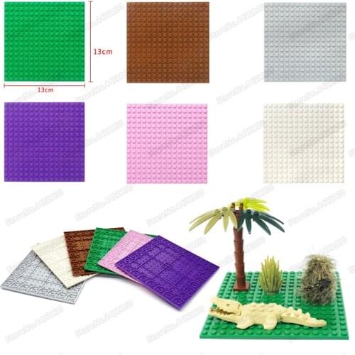 Bottom Plate 16x16 Dots Building Block Moc Military Minifigures Technology Scenes Model Child Christmas Gifts Boys Creator Toys