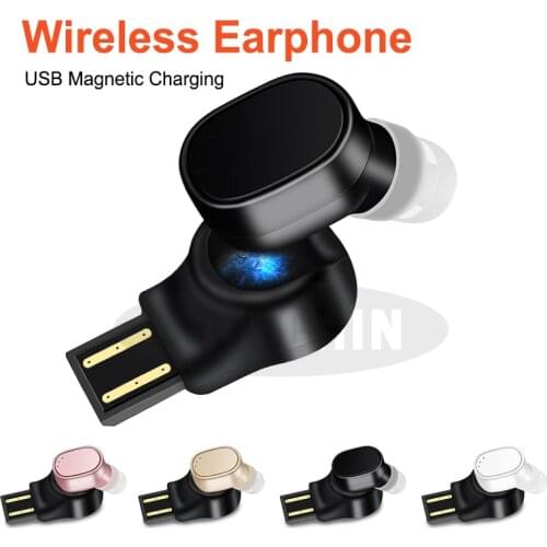 NEW Mini Wireless Bluetooth Earphone Stereo Sport Headset For iPhone XR X All Smart Phone With Microphone