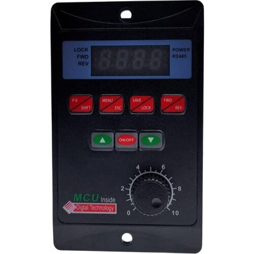 MCU T13-400W-12-H single phase input 400W 750W frequency converter add RS485 three-phase motor driver