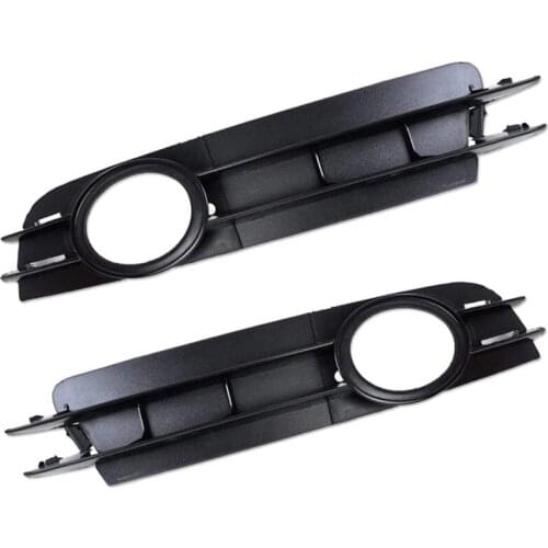 Car Front Bumper Fog Light Lamp Grill Grille For- A6 / A6 Quattro C6 2005-2008