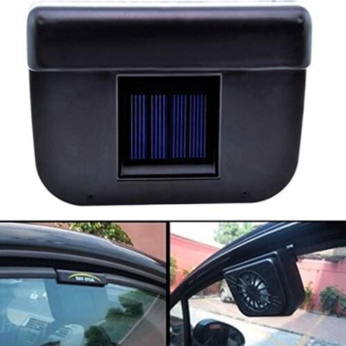 2020 Portable Solar Powered Car Window Windshield Auto Air Vent Cooling Fan System Cooler Tool remove odor 10 W ABS plastic