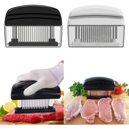 Stainless Steel Meat Tenderizer 48 Needles Prong Steak Beef Kitchen Cooking Tool