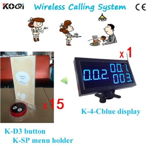 Restaurant Pager for Guest Paging, Table Call System With Wireless Receiver