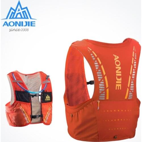 AONIJIE 5L Hydration Backpack Ultralight Running Vest With Water Bladder For Outdoor Hiking Camping Trail Running Jogging C933